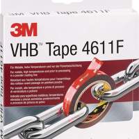 Mounting tape VHB Tape 4611F 19 mm x 3 m roll, grey
