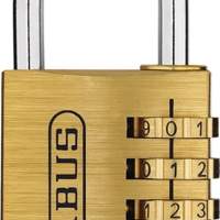Combination padlock 165 lock body B.40mm brass number roll.4