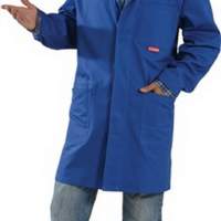 Professional coat BW290 size. 60 royal blue 100% cotton