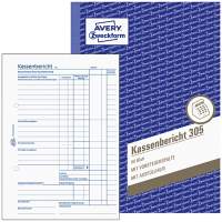 AVERY ZWECKFORM cash report A5 50 sheets 10 pads