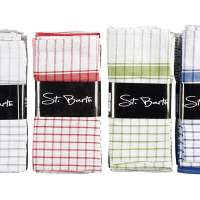 St. Barth tea towel 50x70cm cotton 8 pieces, 24 packs = 192 pieces