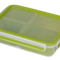 EMSA Clip&Go lunch box rectangular with divisions, 1.2l