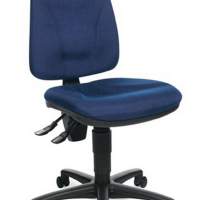 Bürodrehstuhl royalblau Lehnen-H.520mm Sitzfläche B450xT440mm o.Armlehnen