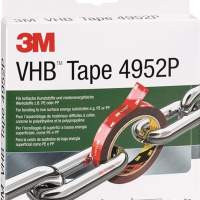 Mounting tape VHB Tape 4952F 19 mm x 3 m, roll, white