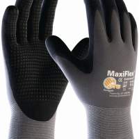 Gloves MaxiFlex Endurance 34-844 size 8 grey/black nitrile EN388 12 pairs