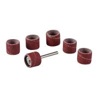 Grinding sleeves for rotary tools, 7 pcs. Set, 12.70mm