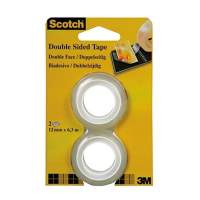 Scotch adhesive film 6651263 12mmx6.3m adhesive on both sides 2 pieces/pack.