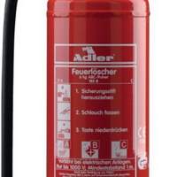 Fire extinguisher PD6G 6kg fire class A/B/C with embers powder with wall bracket