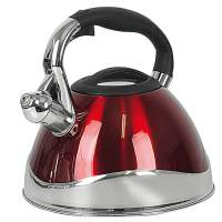 kela tea kettle Varus red, stainless steel 3l