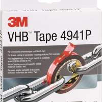 Mounting tape VHB Tape 4941P 19 mm x 3 m roll, grey