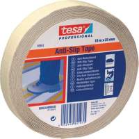 Anti-slip tape, 15 mx 25 mm, light beige