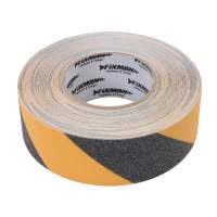 Non-slip adhesive tape, 50mmx18m, black-yellow