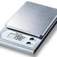 beurer kitchen scale KS 22 silver stainless steel