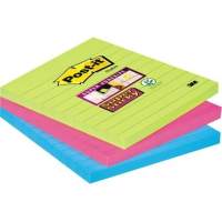 Post-it Super Sticky Notes 6753SSMX assorted 3 pcs/pack.