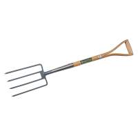 Premium digging fork with ash handle 990 mm