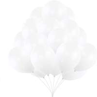 50x Luftballons Ø 35 cm Ballons - weiß weiss Helium geeignet zur Deko Dekoration - Geburtstag & Hochzeit